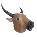 Cow Latex Mask