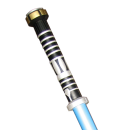 Larp lightsaber with blue blade